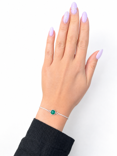 Geschenkfertiges Malachit Armband