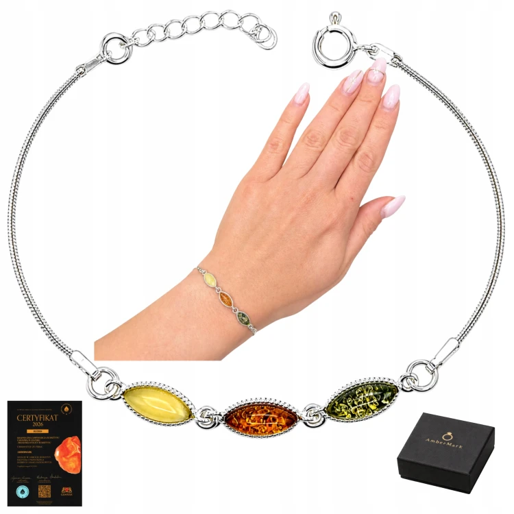 silbernes-celebrytka-armband-mit-baltischem-bernstein-draufsicht