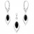 Elegantes Schmuckset mit schwarzem Onyx