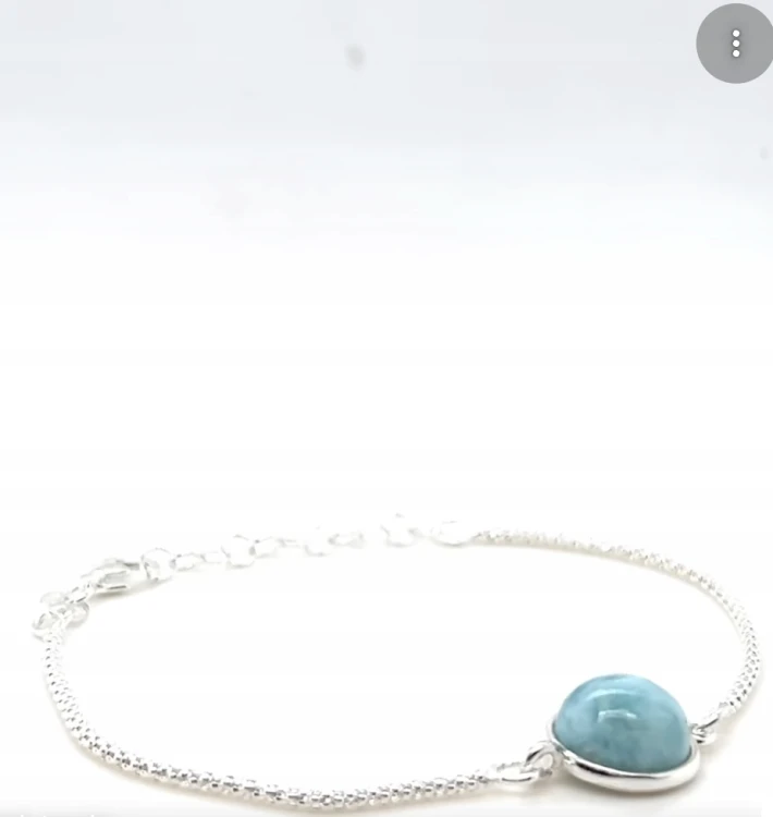 Larimar Silberarmband als Geschenkidee