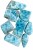 Handgearbeitetes 925er Silberarmband mit Larimar Stein