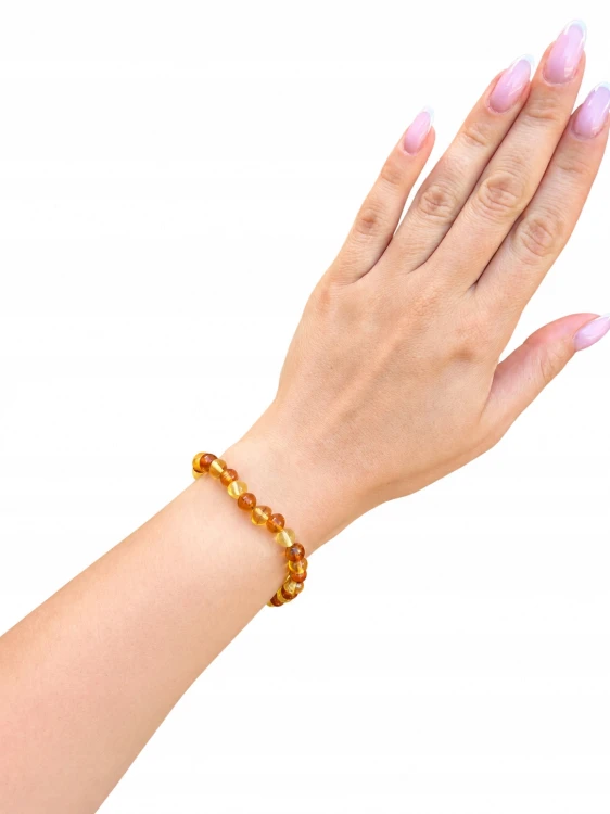 Bernstein Armband Cognac Honig