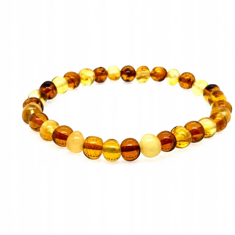 Echtes Bernsteinarmband elastisch