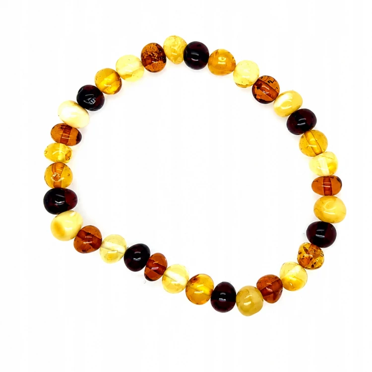Armband aus natürlichen Bernsteinperlen