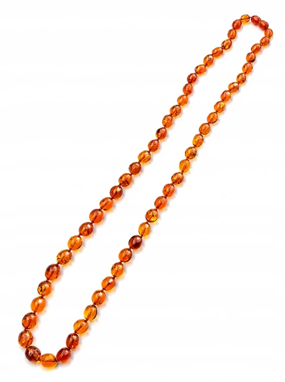 Polierter Ostsee-Bernstein Schmuck Collier