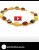 elegantes bernstein armband aus silber