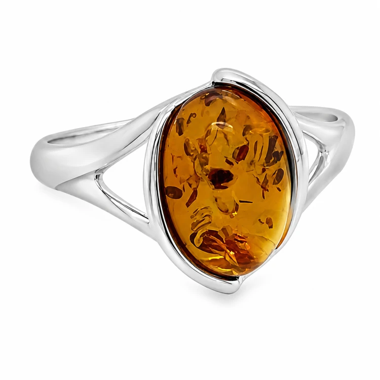 Nahaufnahme des Bernsteinrings