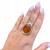 Handgefertigter Bernsteinschmuck Silberring