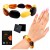 Elastisches Bernsteinarmband Nahaufnahme