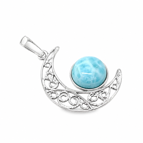 Larimar Silberschmuck handgefertigt