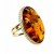 baltischer bernstein ring cognacfarben