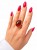 Handgefertigter Ring mit Kirschbernstein
