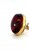 Elegantes Design des vergoldeten Rings