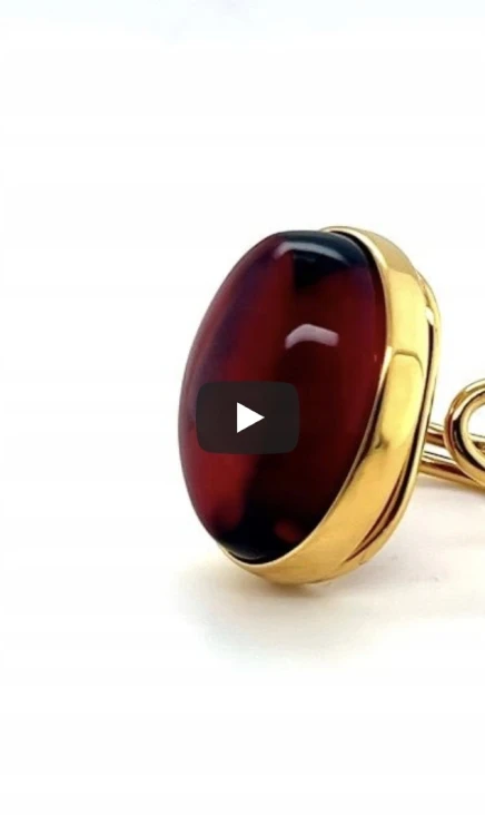 Elegantes Design des vergoldeten Rings