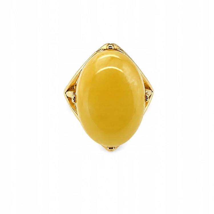 Elegantes Design Silberring vergoldet