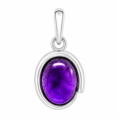 Natürlicher violetter Amethyst Schmuckstück