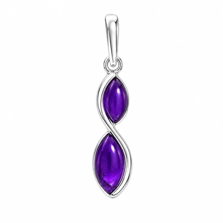 Handgearbeiteter Schmuck mit Amethyst