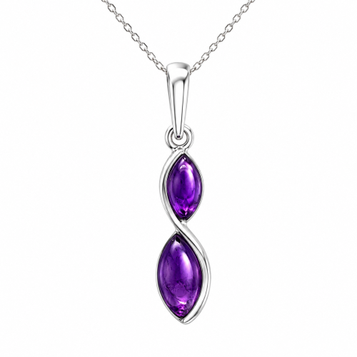 Amethyst Anhänger Detailansicht