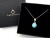 Larimar Schmuckanhänger handgefertigt