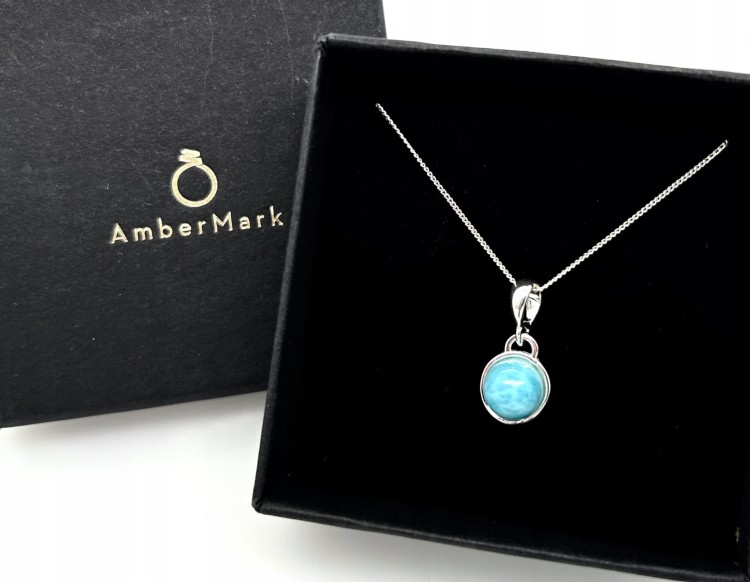 Larimar Schmuckanhänger handgefertigt
