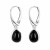 Silberohrringe mit schwarzem Onyx