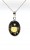 silberanhänger 925 mit bernstein blume
