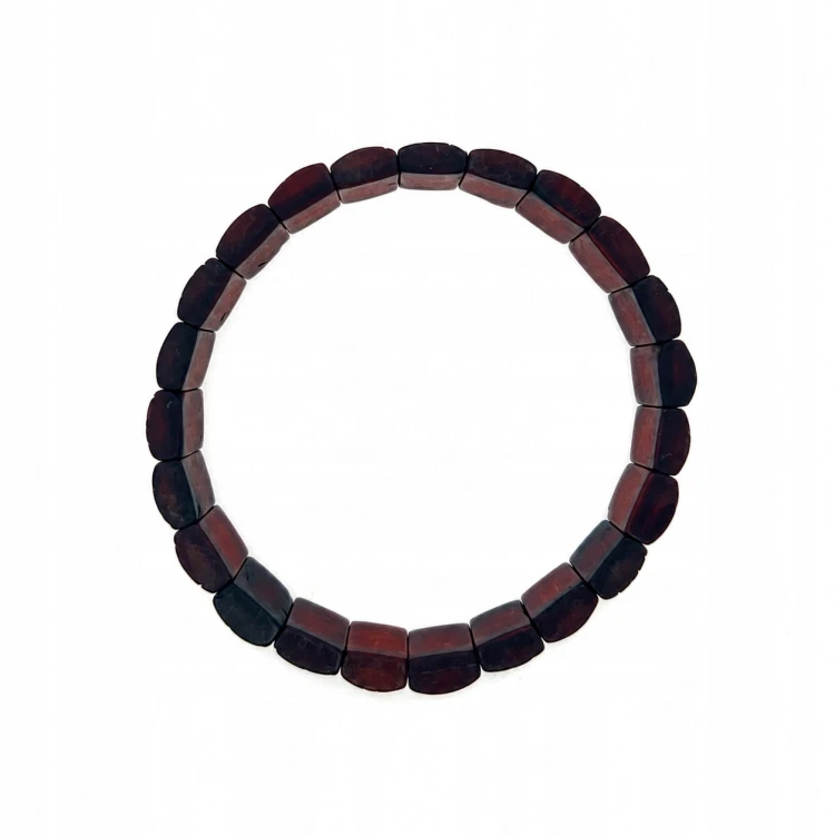 Bernsteinarmband in dunklem Cognac
