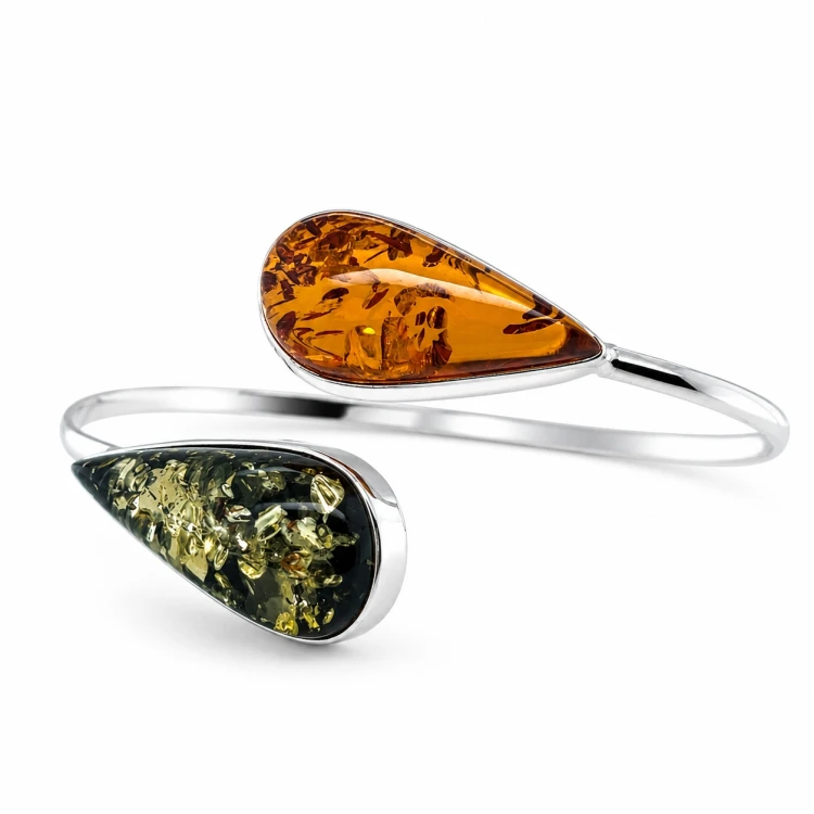 elegantes bernsteinarmband für frauen