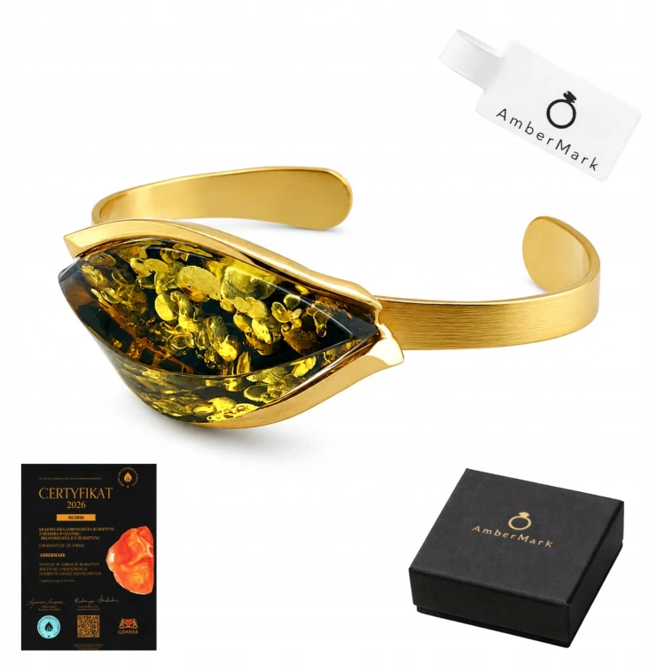 Handgefertigtes Bernstein-Armband