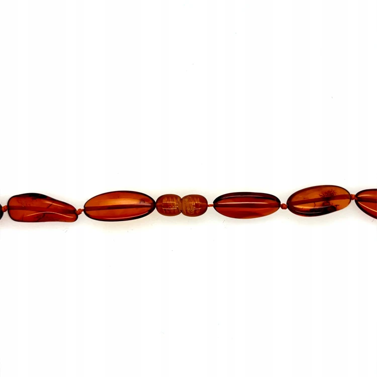 baltischer bernstein halskette cognac