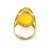 Eleganter Ring mit weißem Ostsee Bernstein