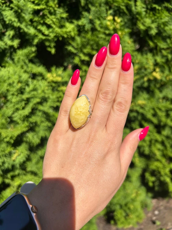 silberner-ring-925-bernstein-natur
