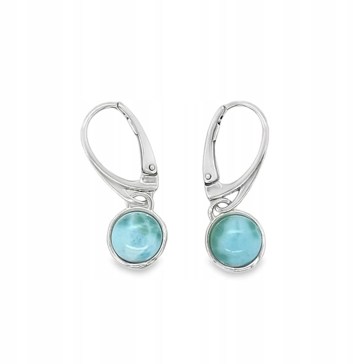 detailaufnahme larimar ohrringe silber 925