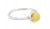 silberring mit bernstein polnisches design