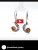 Bernsteinohrringe Silber Design Mond