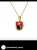Eleganter vergoldeter Schmuck mit Naturstein
