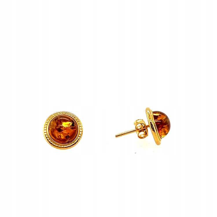 nahaufnahme bernstein auge schmuckset