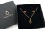 Baltischer Bernstein Schmuck vergoldet