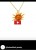 bernstein schmuck sonne anhänger detail