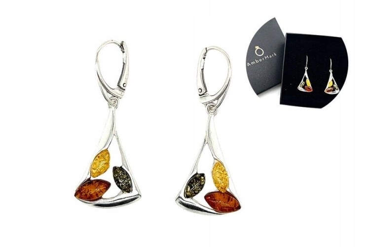 handgefertigter silberschmuck mit bernstein