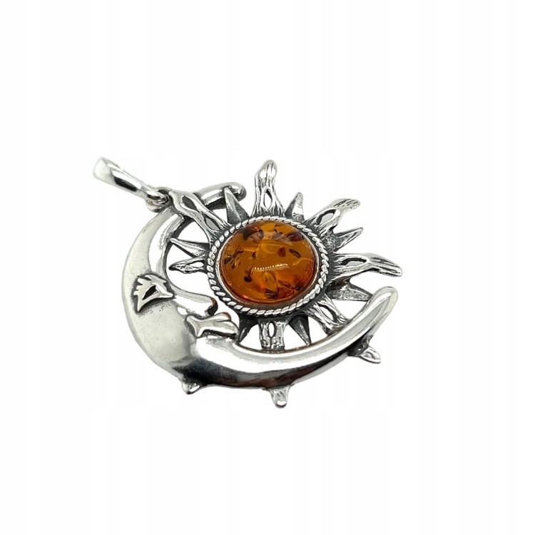 Handgefertigter Bernsteinschmuck aus Silber