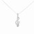 Eleganter Silberanhänger Violinschlüssel Musikschmuck