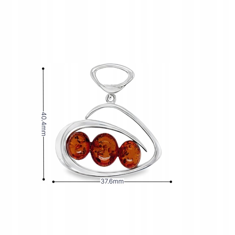 Handgefertigter Silberschmuck mit Bernstein