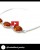 Elegantes Silberarmband mit Bernstein oval