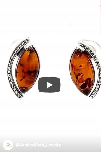 Silberschmuck mit echtem Bernstein