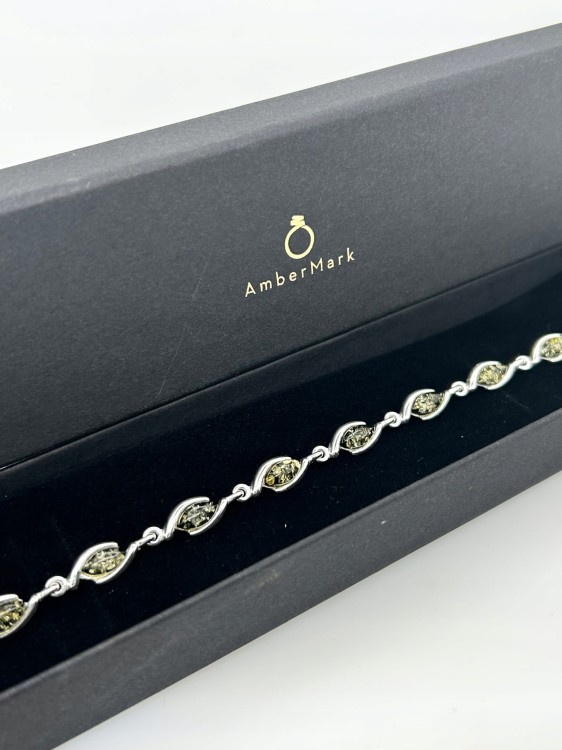Silberschmuck Markiza mit Naturbernstein