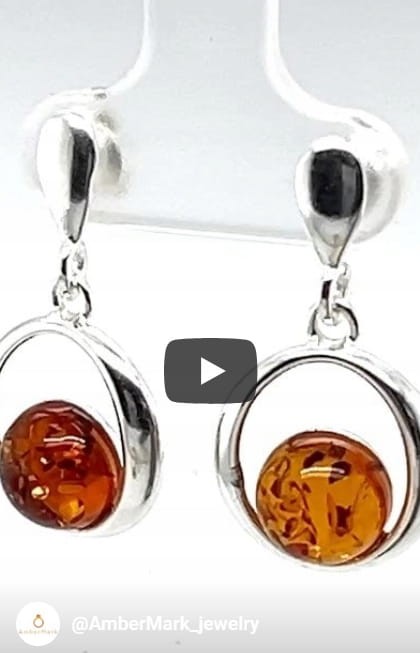 Schmuckset Bernstein und Silber
