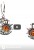 Bernsteinohrringe Silber 925 Motiv Sonne und Mond