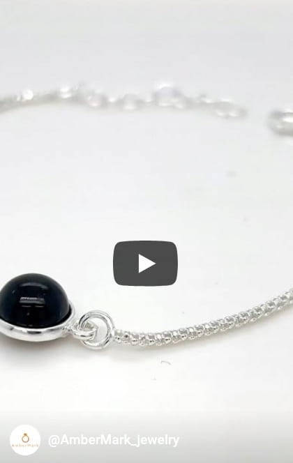 Hochwertiges Onyx Armband