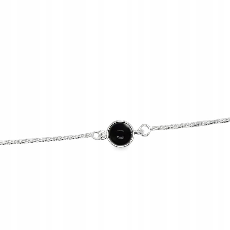 Klassische Onyx Ohrringe aus echtem Silber
